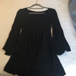 Flared Sleeve Dress